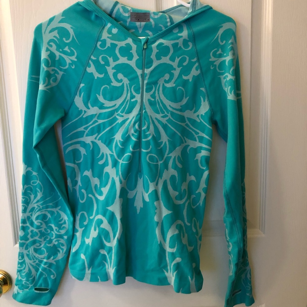 Athleta Twist Half Zip Hoodie